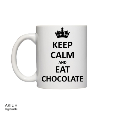 Kubek - Keep calm and eat chocolate 